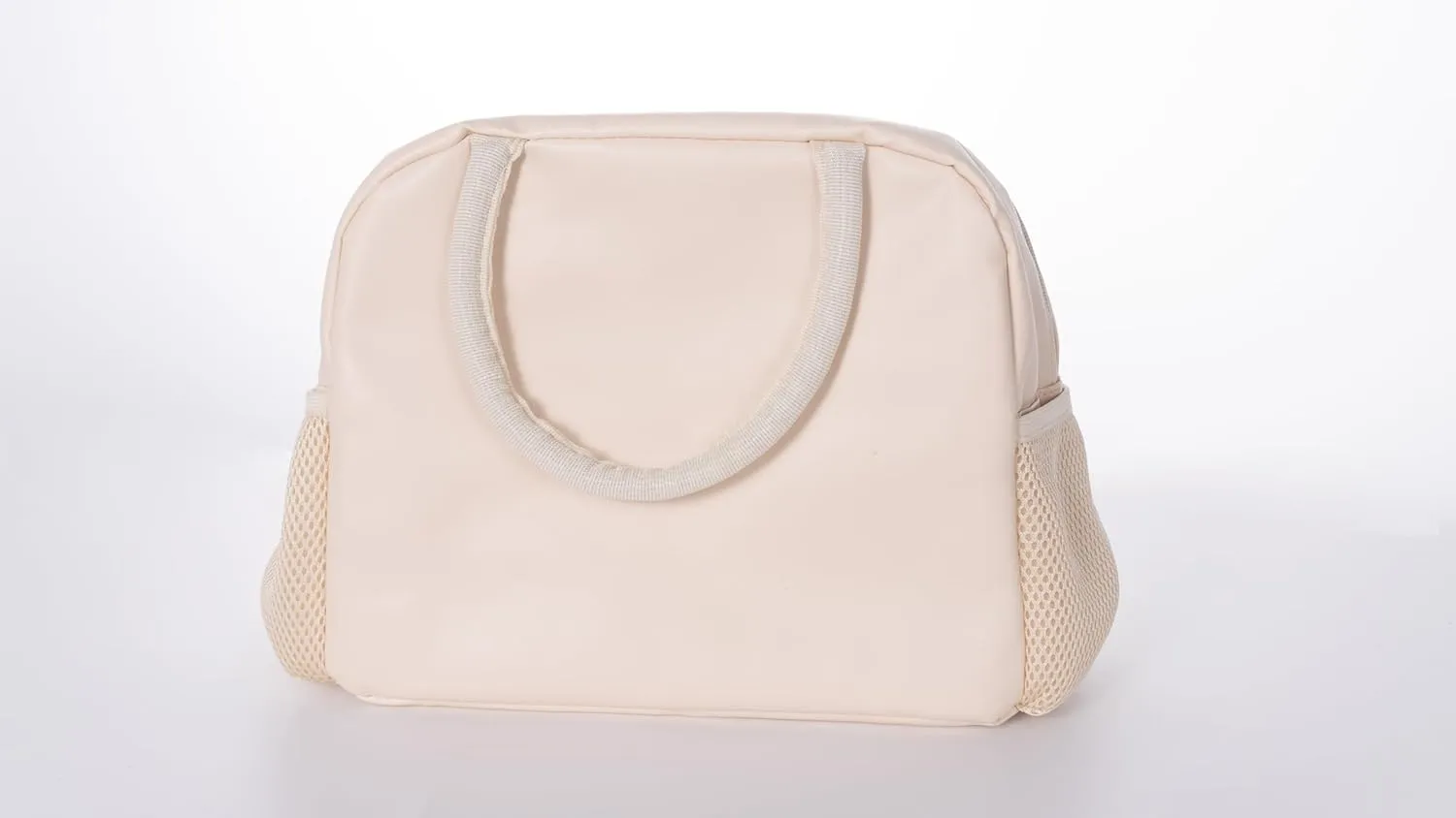 Lunch Bag For Women, Preppy Lunch Box For Girl, Large Insulated Lunch Bag With Adjustable Shoulder Strap, Reusable Lunch Tote Bag With Chenille Letter For Work School Picnic, Light Pink