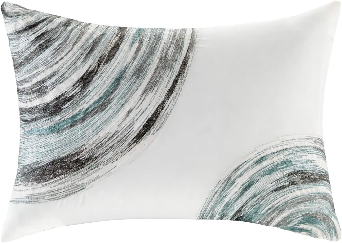 Madison Park Essentials Queen Comforter Set, Bed in a Bag Queen, Watercolor Print Coastal Comforter & Chambray Cotton Sheet Set, All Season Bedding Set, Saben, Aqua Queen (90 in x 90 in) 9 Piece