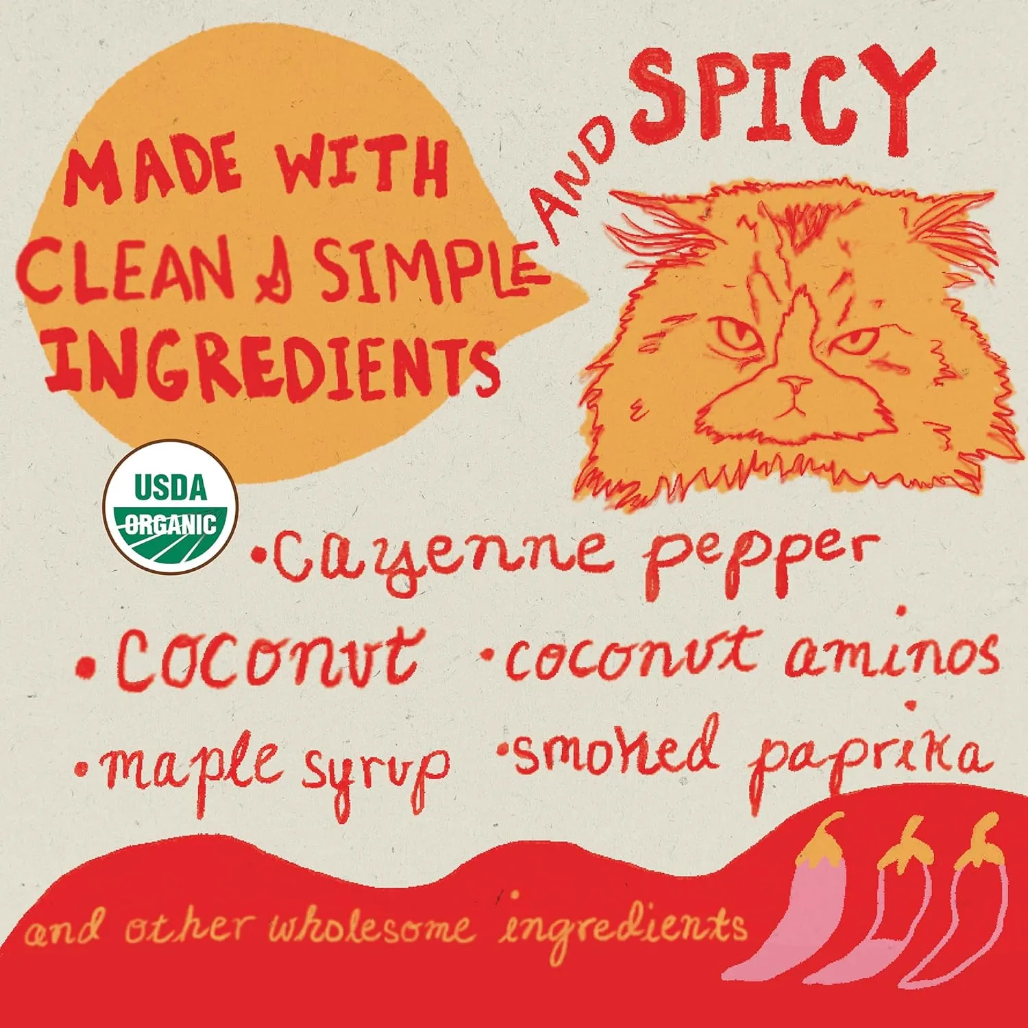Madly Hadley Plant-Based Bacon Bits -Organic, Healthy Vegan Snack, Crunchy Topper, Keto-Friendly, Gluten-Free Topping for Salads, Pasta and Pizza - 6 Oz - Pack of Two (Spicy Cayenne)