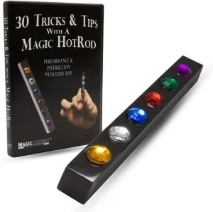 Magic Makers Metal Gem Hotrod - Black Hotrod with Blue Force - Includes Magic Training Guide