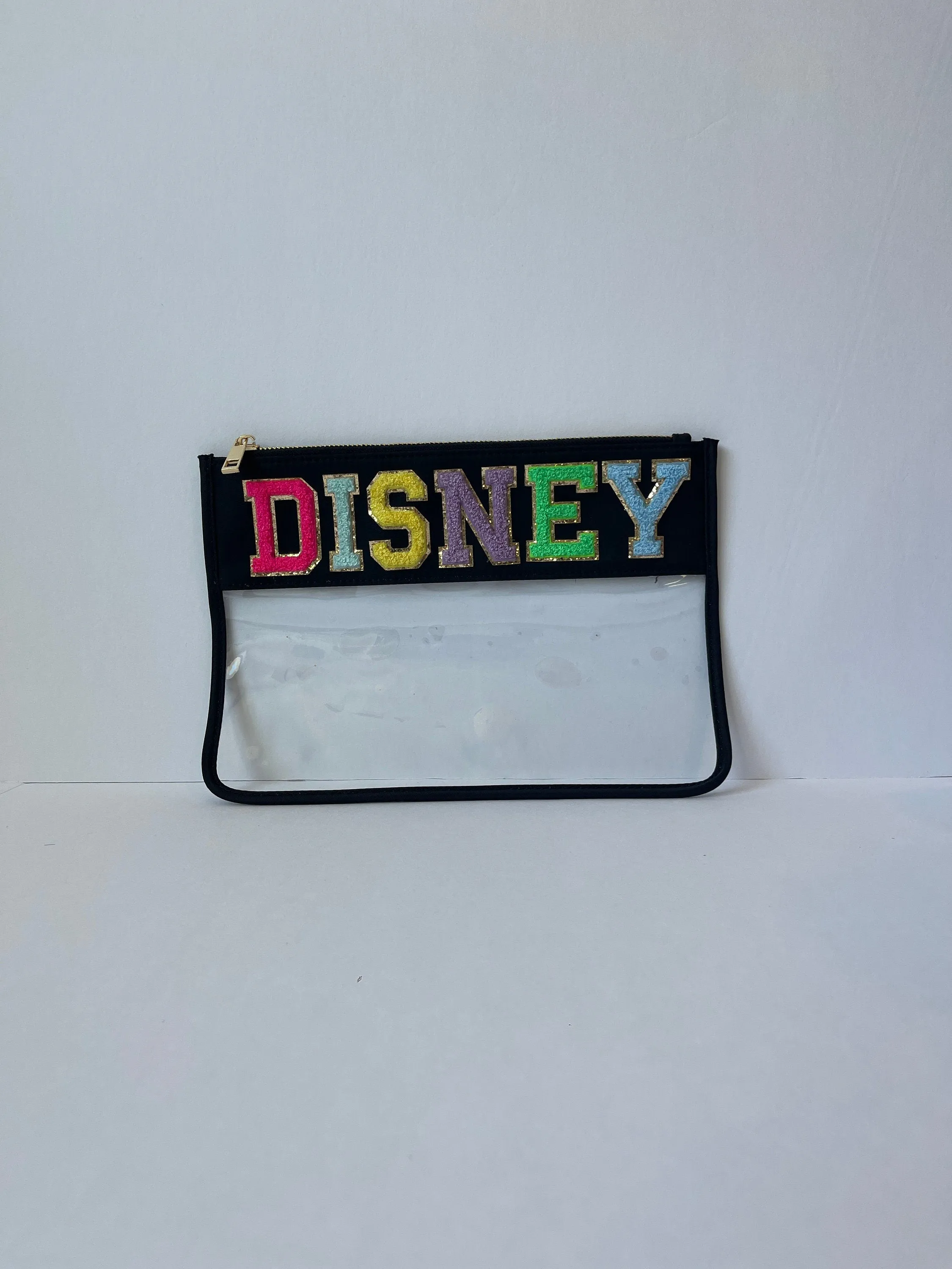 Magical Nylon Clear Pouch with Patches | Nylon Cosmetic Bag | Snack Bags