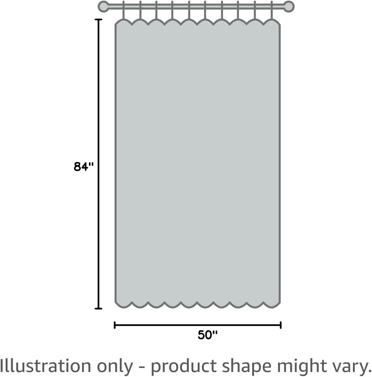 Maison d' Hermine Curtains for Living Room 100% Cotton 84 inch Length Two Panels Light Filtering Curtains for Bedroom Windows with Rod and Loop Pockets Drapes (Abbeville, 50" W x 84" L)