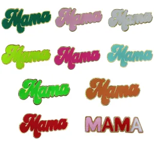 MAMA Chenille Iron-on Kid Patches