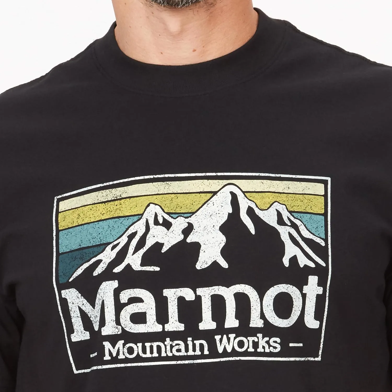MARMOT Men's MMW Gradient Short-Sleeve Tee - Screen Printed Graphic on Soft, Breathable, Eco-Friendly Cotton/Poly Blend