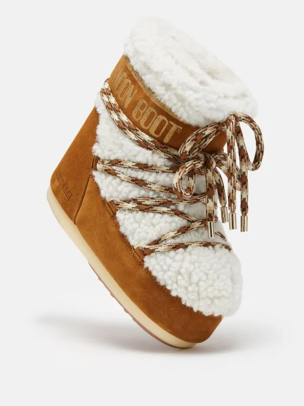 MB Icon Low Shearling - Whisky/Off White