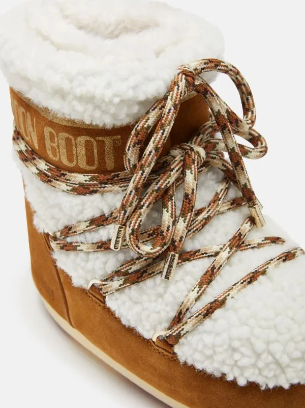 MB Icon Low Shearling - Whisky/Off White
