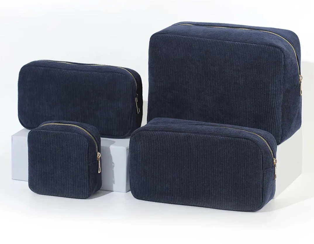 Medium Corduroy Cosmetic Bag