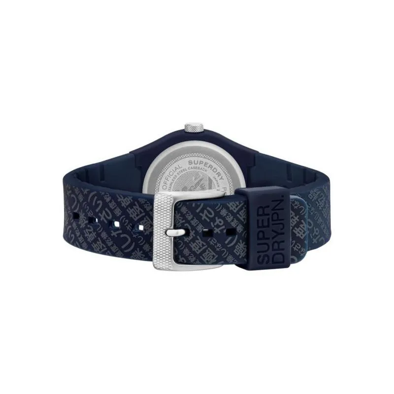 Men's Urban Osaka Blue Rubber Strap Superdry Watch SYG302U