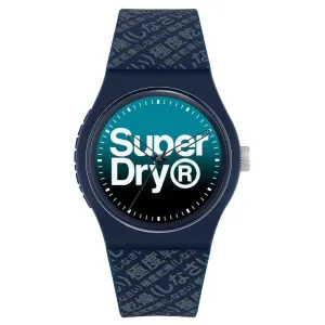 Men's Urban Osaka Blue Rubber Strap Superdry Watch SYG302U
