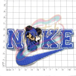 Mickey & nike chenille embroidery patches iron on