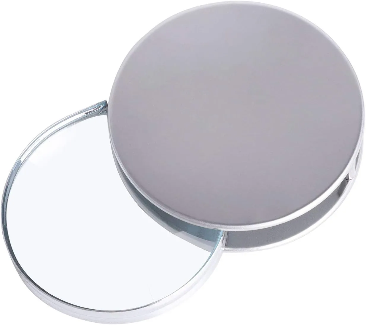 Mini 20X Folding Pocket Magnifier with Metal Case - Portable Reading Magnifying Glass for Inspection, Jewelry, Coins, Hobby, Travel