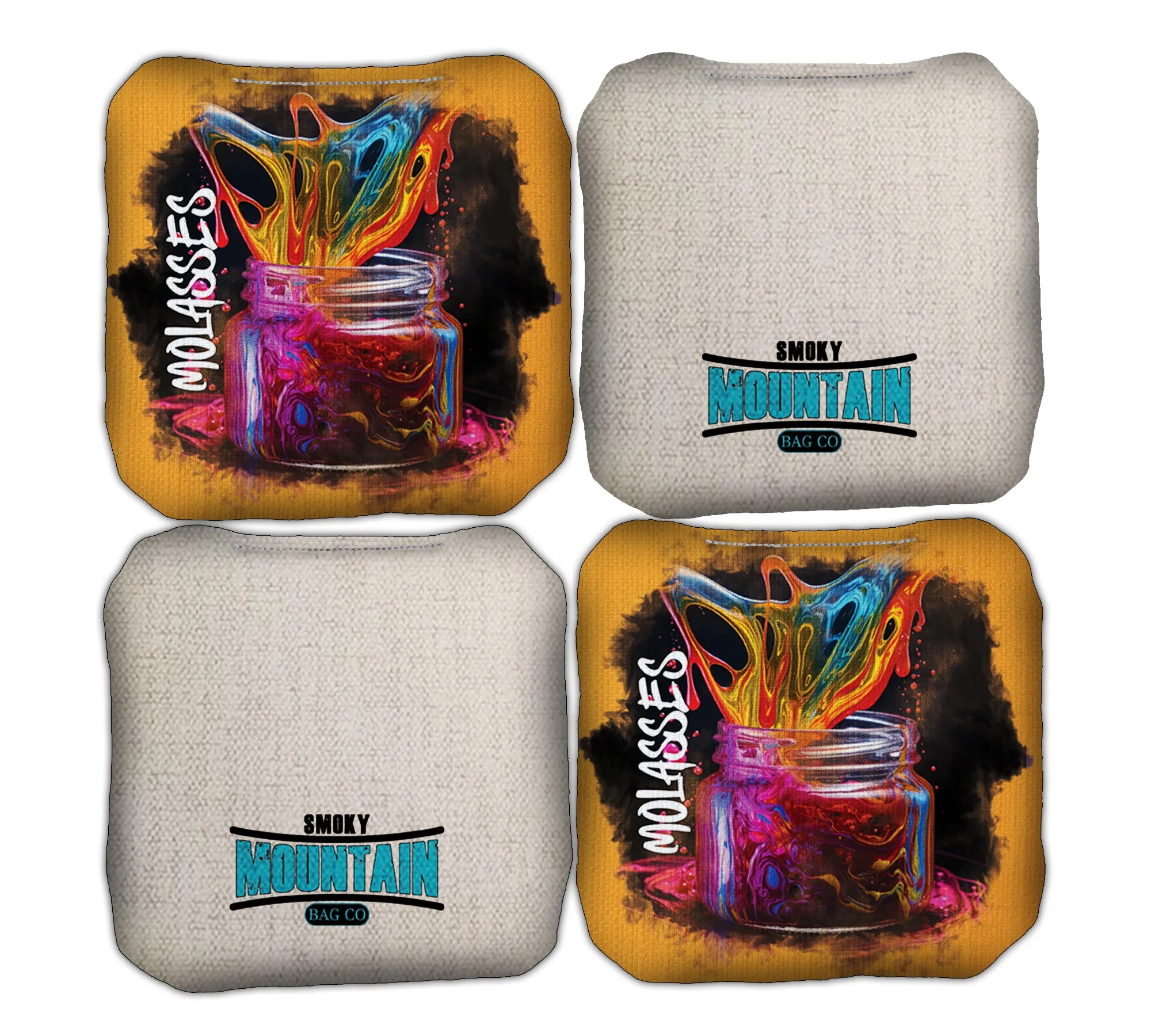 Molasses (Carpet) - Professional Cornhole Bags - Set of 4 Bags - Speed 3/5