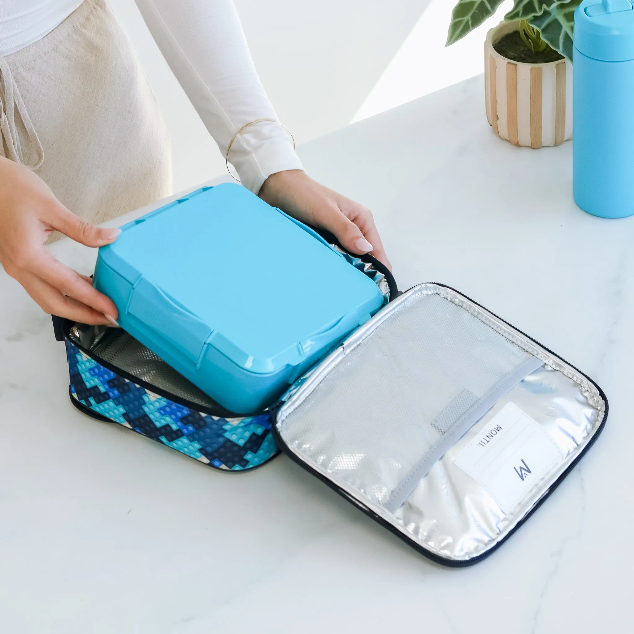 MontiiCo Medium Insulated Lunch - Block Land