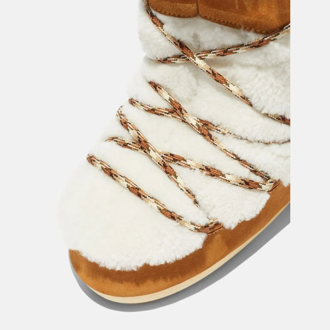 Moon Boot LAB69 Icon Cream Shearling Boot