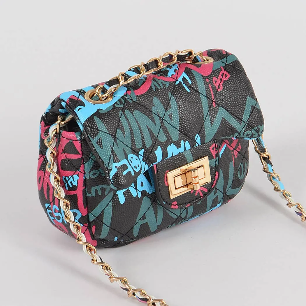 Multi Fonts Gradient Clutch