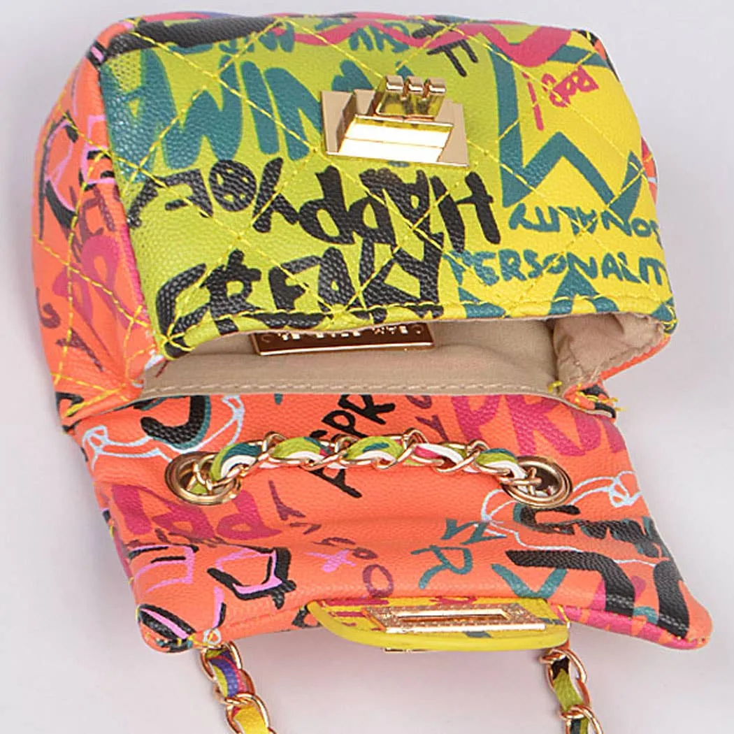 Multi Fonts Gradient Clutch