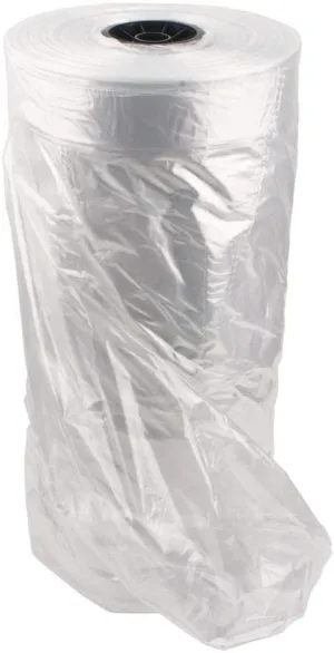 NAHANCO NTP372, Perforated Plastic Garment Bags On A Roll, Opening At Top, 72"H -Clear (Roll of 350)