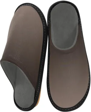Navy Blue Green Gradient House Slippers for Women Men Non-Slip Winter Slippers