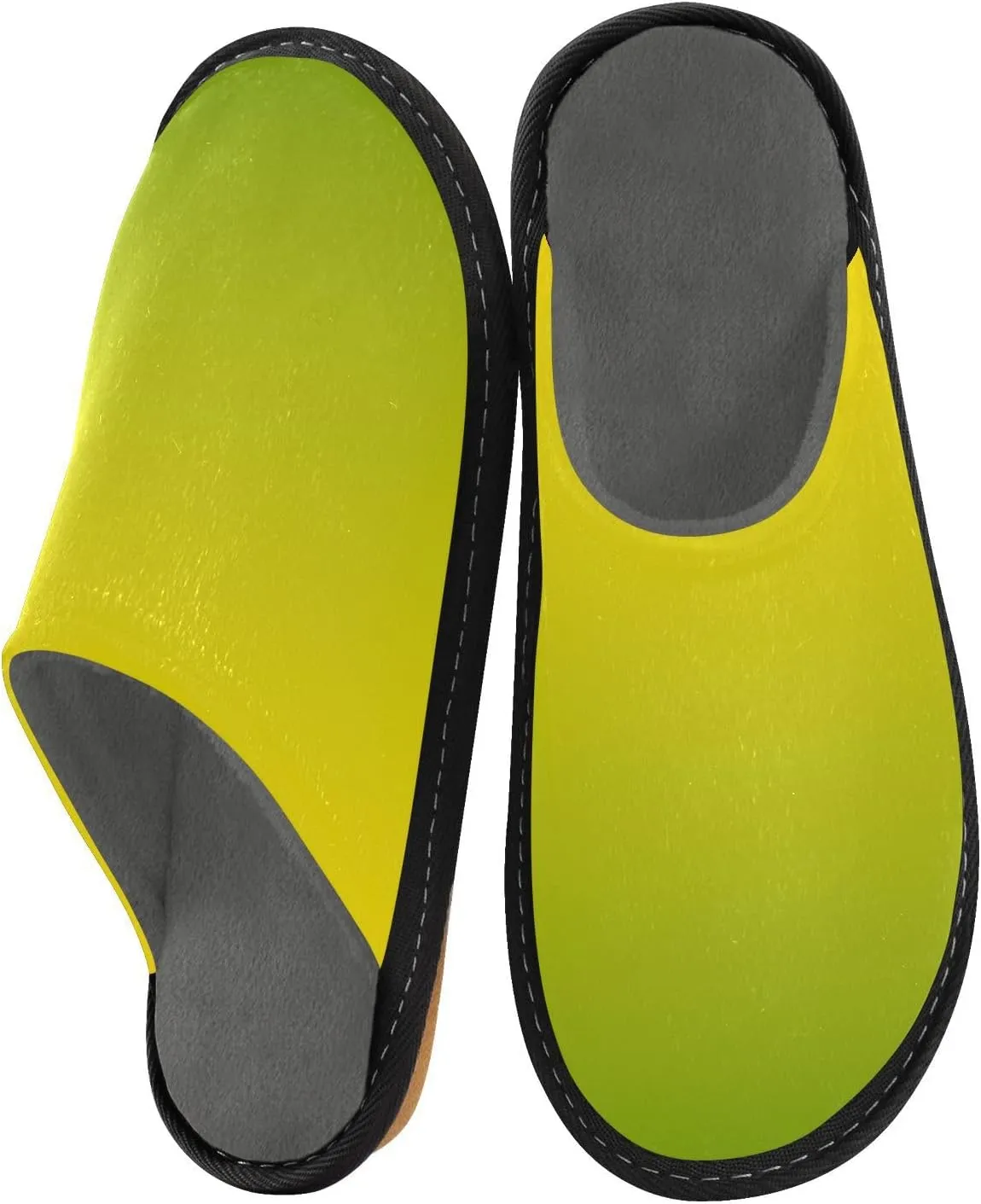 Navy Blue Teal Gradient House Slippers for Women Men Non-Slip Comfortable Slippers