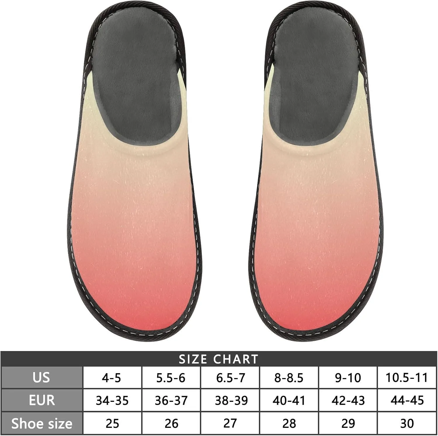 Navy Blue Teal Gradient House Slippers for Women Men Non-Slip Comfortable Slippers
