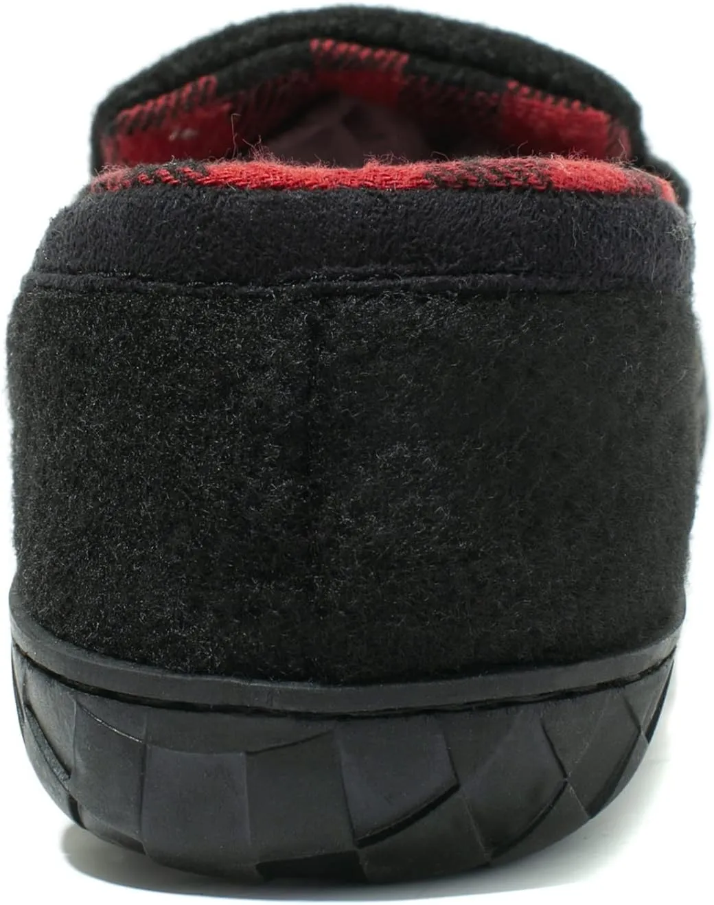 NewDenBer Men's Moccasin Slippers Warm Memory Foam Felted Wool Plush Shearling Lined Slip on Indoor Outdoor House Shoes