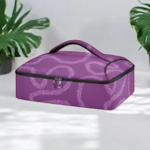 Niihau Insulated Travel Food Bag - Purple