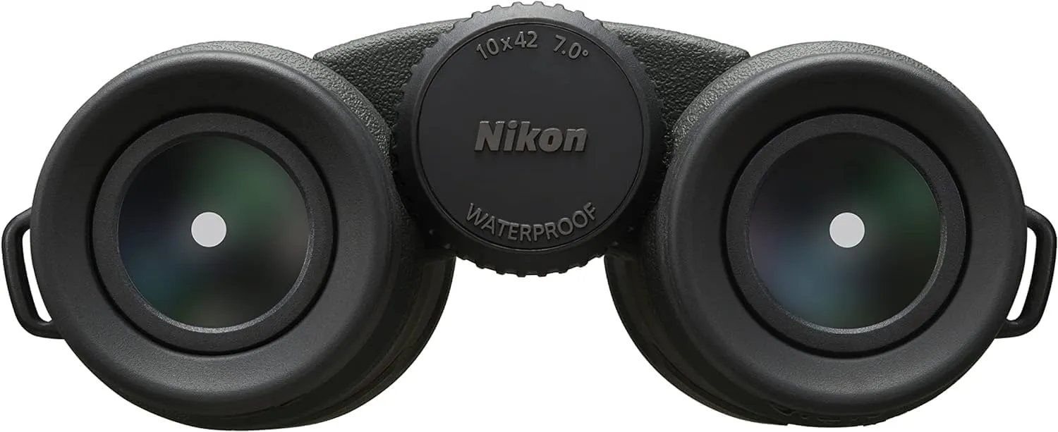 Nikon PROSTAFF P3 10x42 Binocular | Waterproof, fogproof, Rubber-Armored Full-Size Binocular, Wide Field of View & Long Eye Relief | Official Nikon USA Model