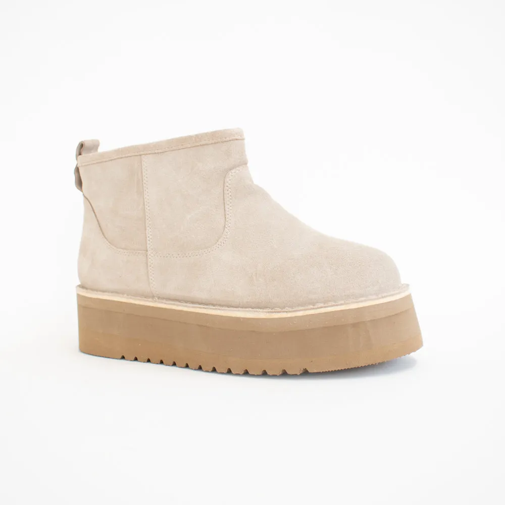 Noor Beige Suede