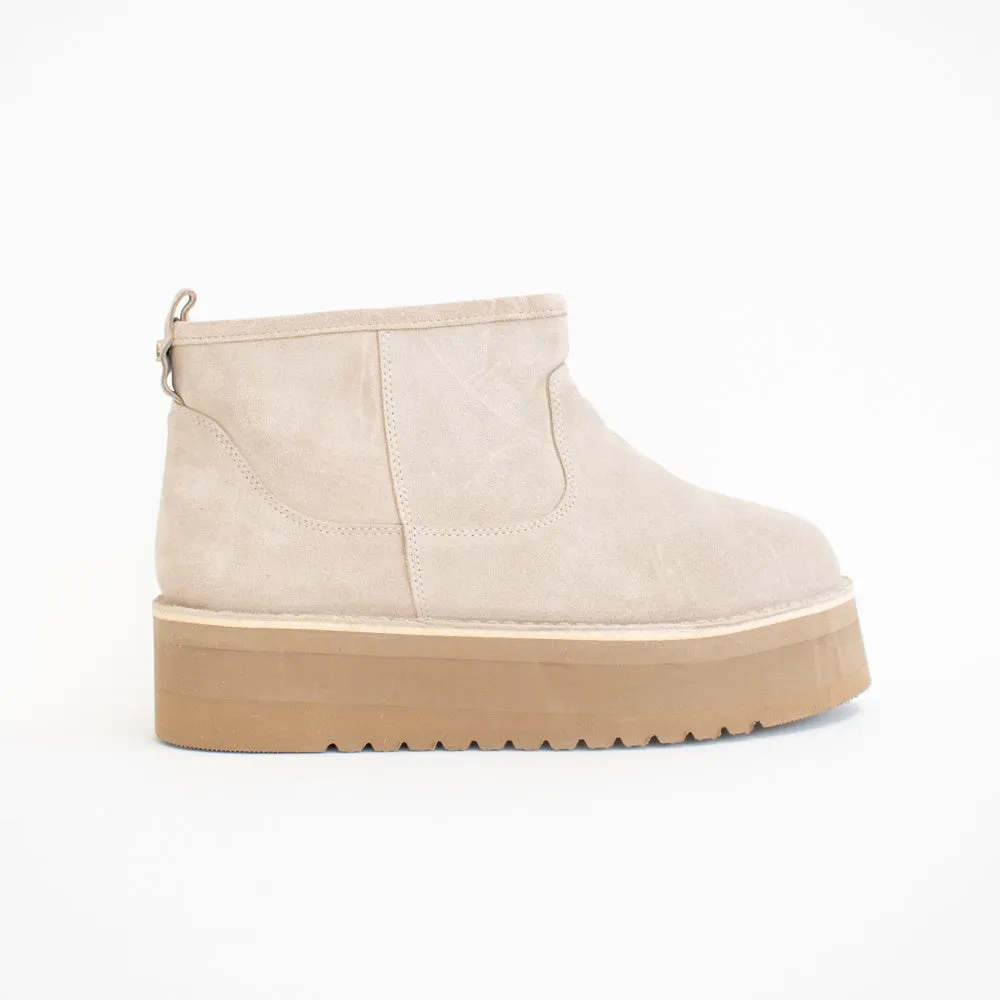 Noor Beige Suede