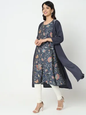 Nylangan Straight Fit Embroidered Kurta