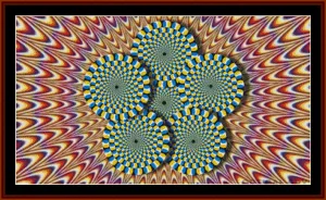 Optical Illusion 2 pdf cross stitch pattern