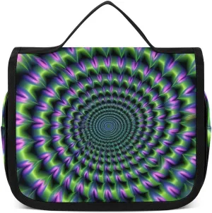 Optical Illusion 3D Novelty Portable Toiletry Bags,Travel Makeup Bags,Travel Cosmetic Bags,with Handle,Large Capacity