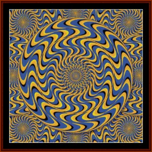 Optical Illusion 8 pdf cross stitch pattern