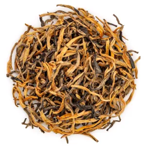 oriarmcha Fengqing Dian Hong Honey Aroma - Black Tea Loose Leaf Yunnan Dianhong - Chinese Imperial Golden Monkey Tea - 225g Ziplock Resealable Bag