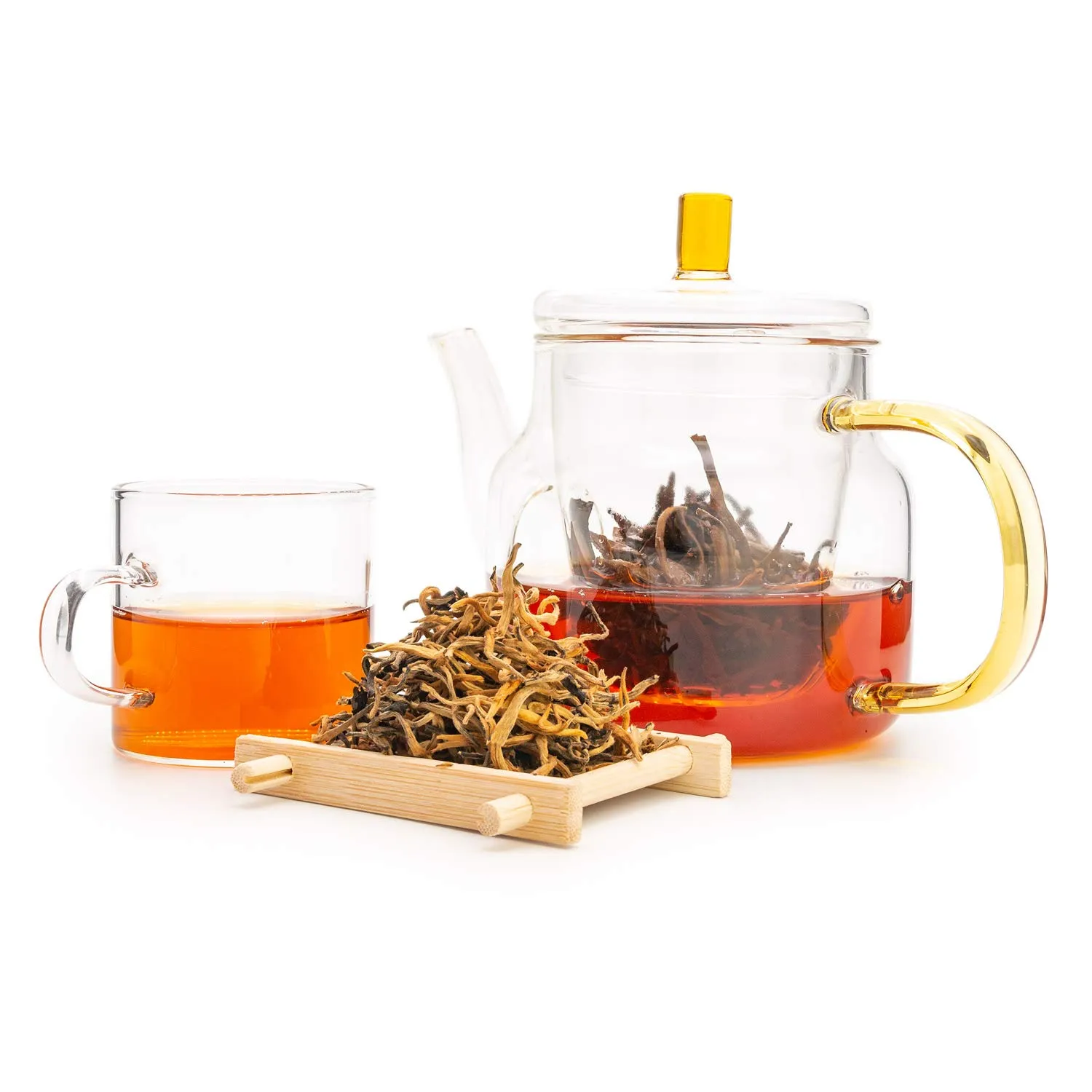 oriarmcha Fengqing Dian Hong Honey Aroma - Black Tea Loose Leaf Yunnan Dianhong - Chinese Imperial Golden Monkey Tea - 225g Ziplock Resealable Bag