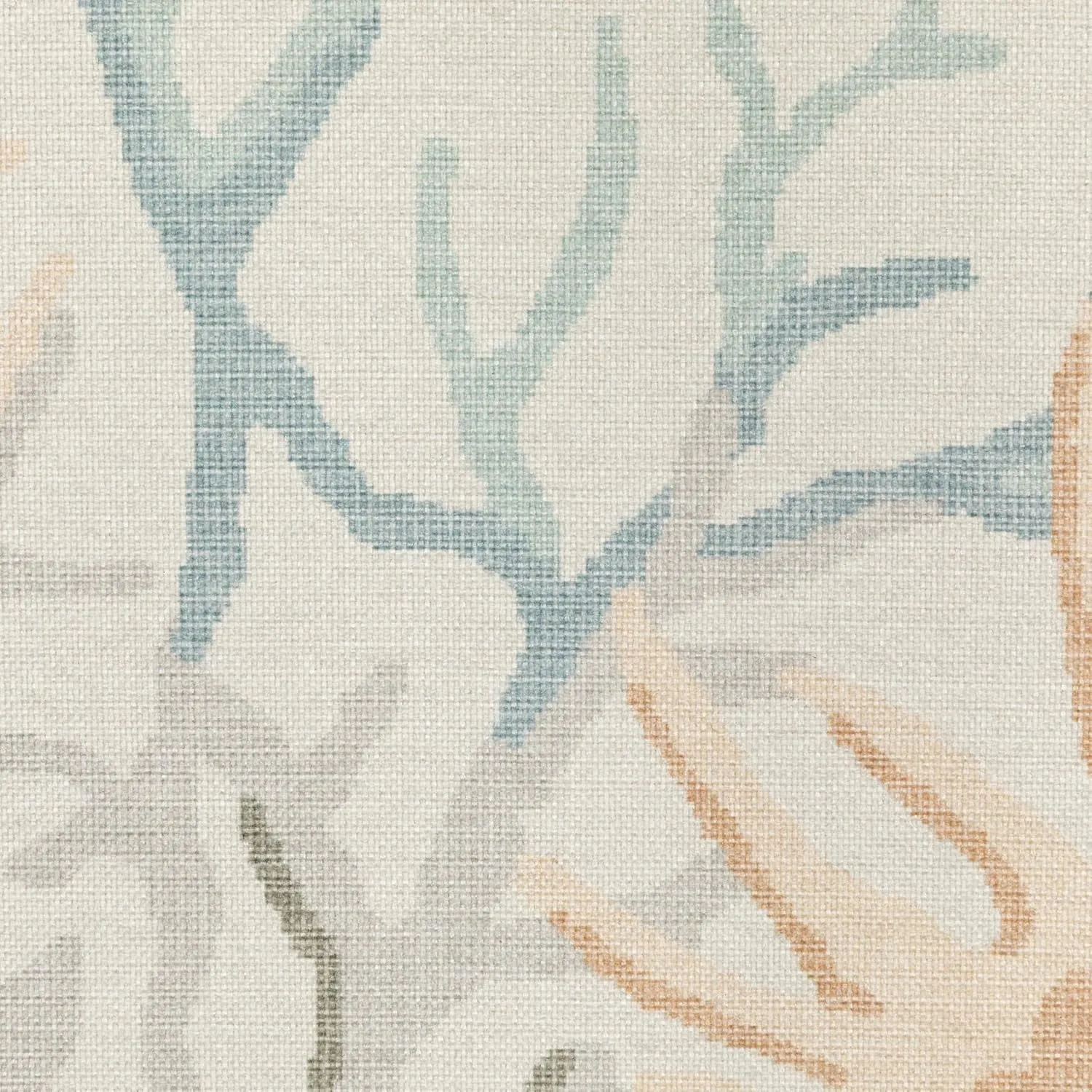 Oriental Weavers Fiji Washable Indoor/Outdoor Rug - FIJ06-2' x 8' - in Beige/Multi - Nautical & Coastal, Non-Slip, Stain Resitant, Ultra Low Pile, Patio, Outdoor Living Area Rug