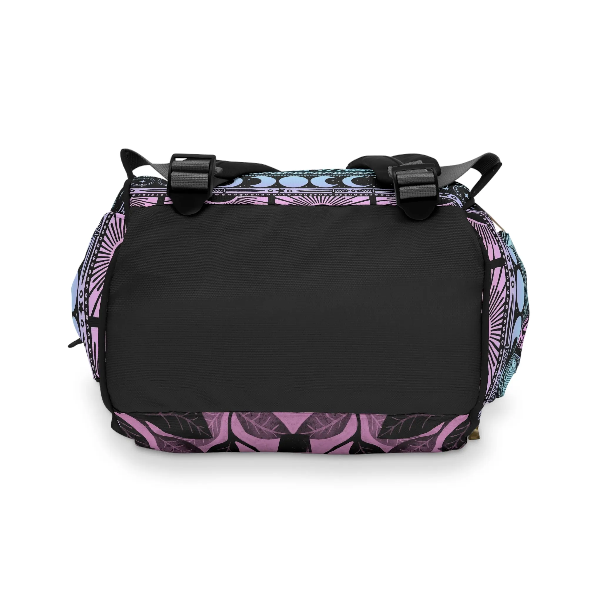 Pastel Witch Multifunctional Diaper Backpack - Pink   Turquoise