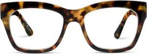 Peepers by PeeperSpecs Oprah's Favorite Women's Shine On Blue Light Blocking Reading Glasses and No Correction Eyewear