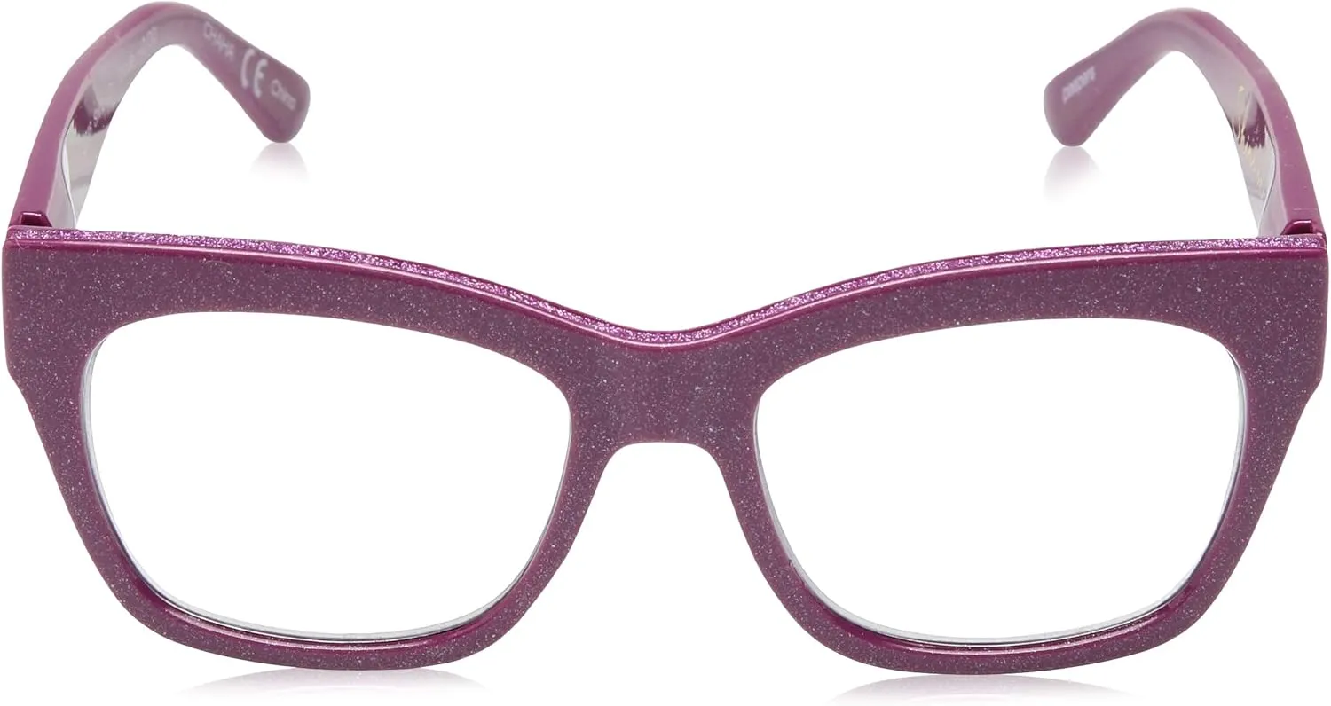Peepers by PeeperSpecs Oprah's Favorite Women's Shine On Blue Light Blocking Reading Glasses and No Correction Eyewear