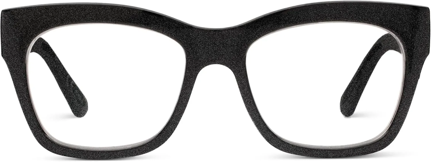 Peepers by PeeperSpecs Oprah's Favorite Women's Shine On Blue Light Blocking Reading Glasses and No Correction Eyewear