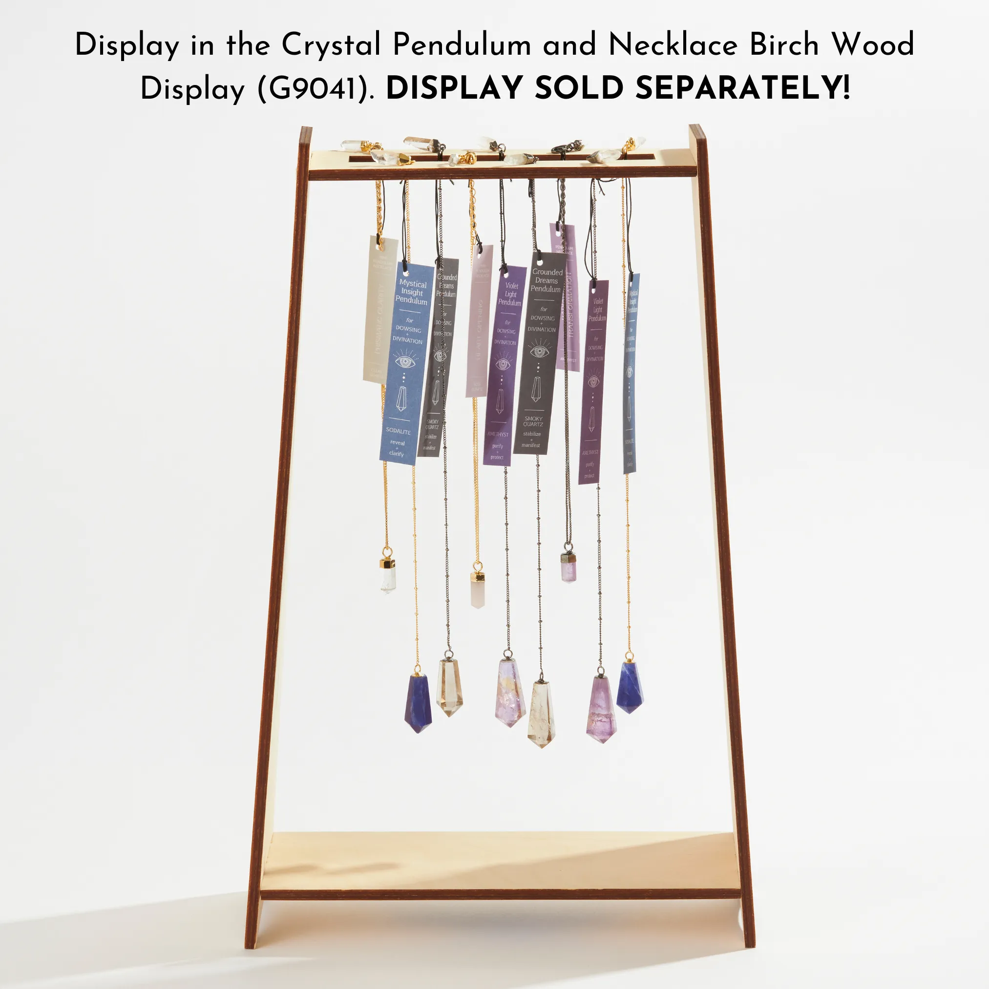 Pendulum 25 - Grounded Dreams Geo Crystal