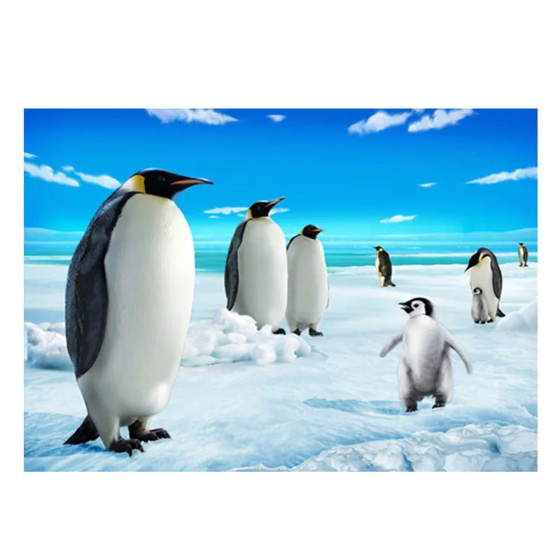 Penguin Scene 3D Lenticular Fridge Magnet