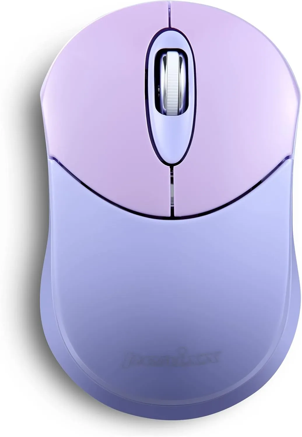 Perixx PERIMICE-802PP Wireless Bluetooth Mouse - Portable Design - Compatible with Windows, iOS, and Android PC, Laptop, Tablet, and Smartphone - Purple