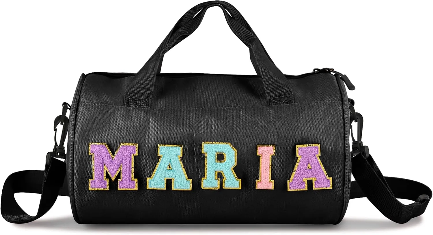 Personalized Ballet Dance Bag for Kids, Cute Duffle Bag for Girls, Adorable Toddler Bag for Travel Gift, Cheerleading Gym Bag, Custom Overnight Weekender Bag for Christmas,Stitch Name Duffle Bag