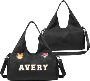 Personalized Dance Ballet Bag with Name - Custom Travel Duffel Bags for Sports Gym Weekender Overnight Travel Lovers