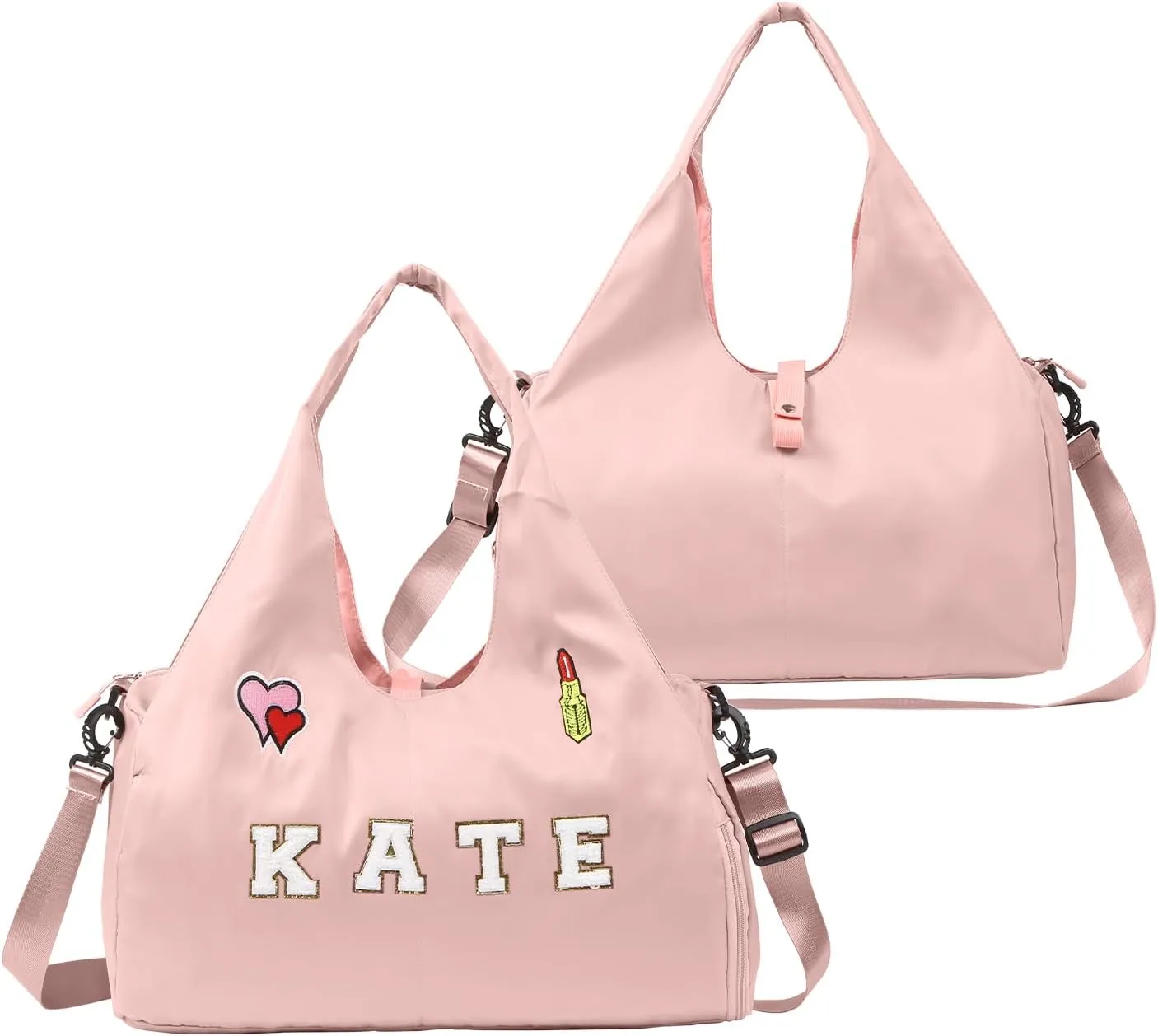 Personalized Dance Ballet Bag with Name - Custom Travel Duffel Bags for Sports Gym Weekender Overnight Travel Lovers