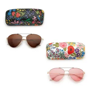 PINK GOLD FRAME SUNGLASSES