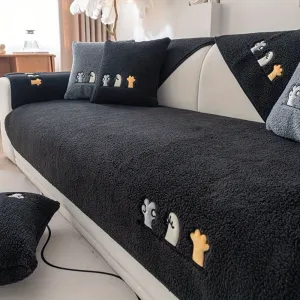 Plush Thick Shearling Sofa Cover