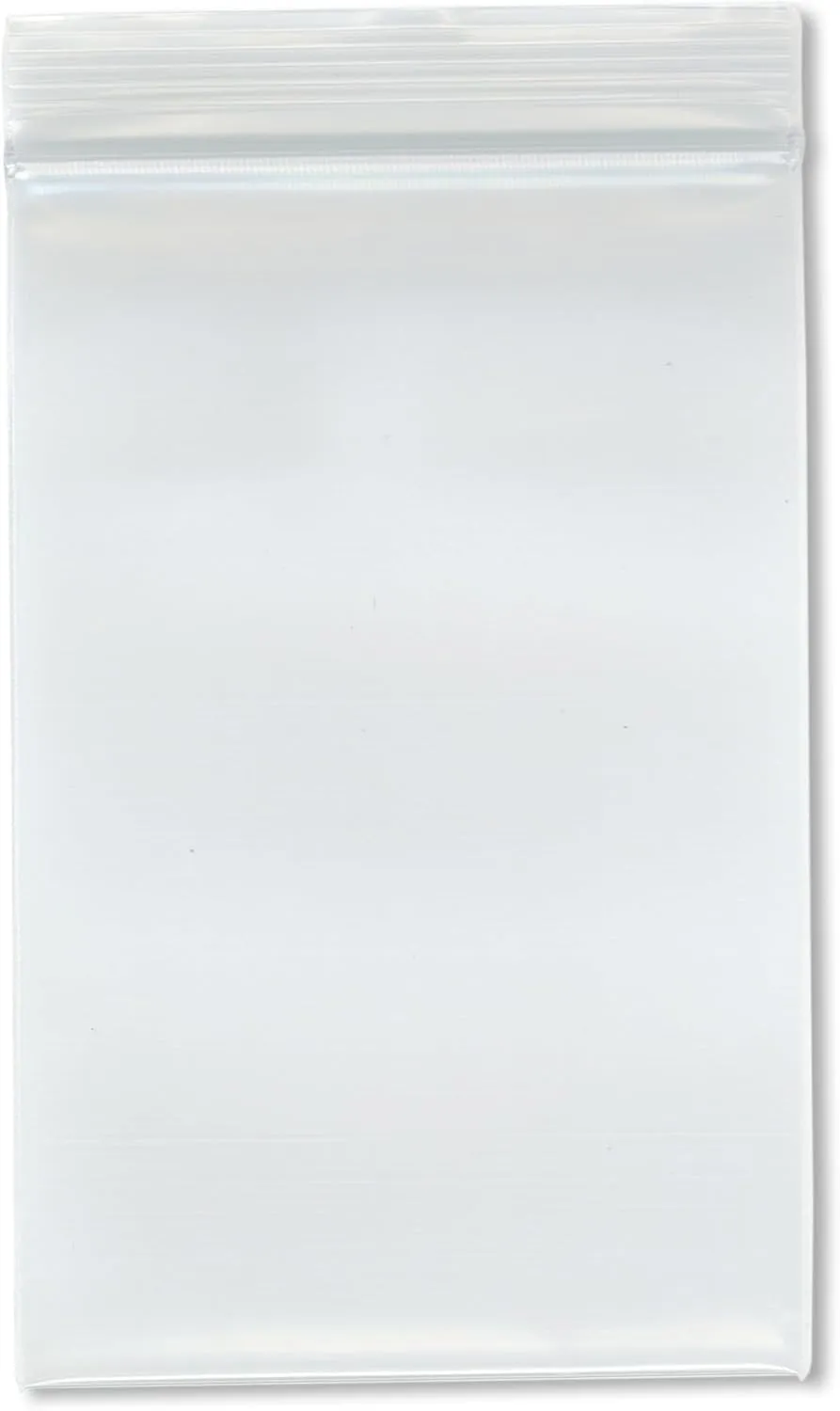Plymor 4" x 6" (Pack of 100), 8 Mil Extra Thick Heavy Duty Zipper Reclosable Plastic Bags