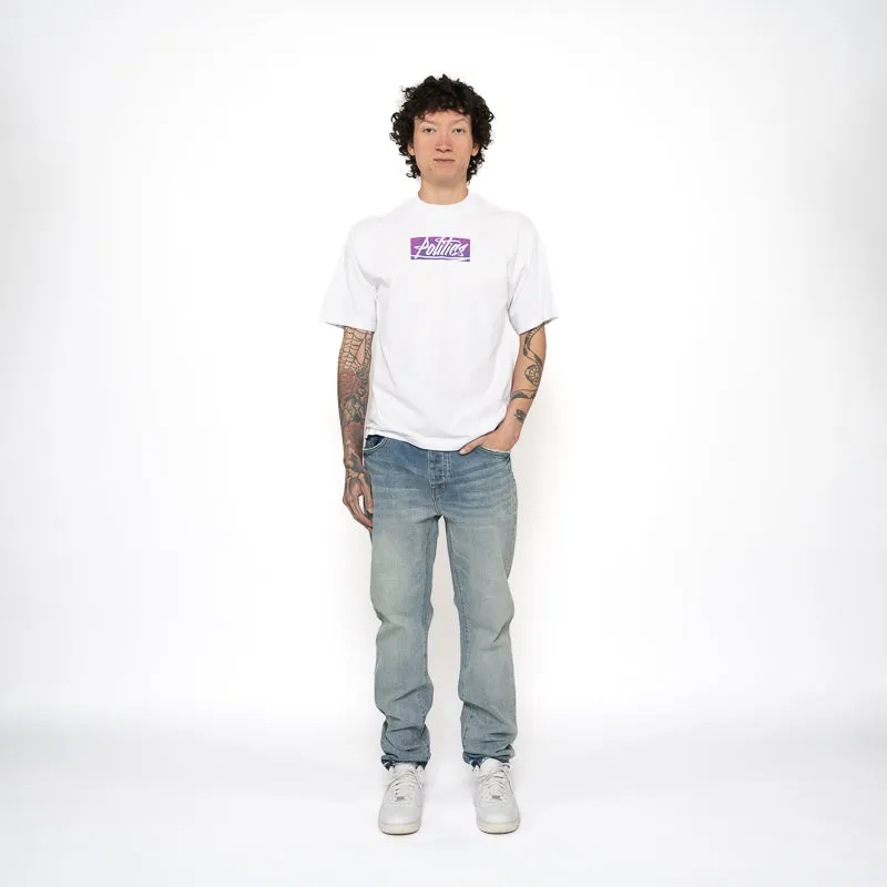Politics Gradient Tee - White